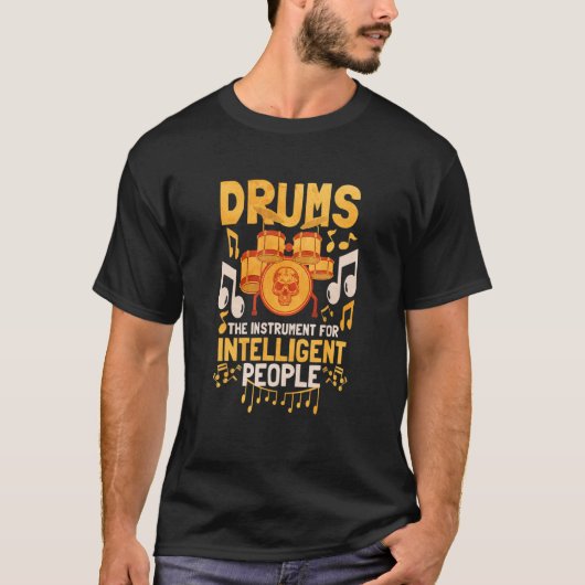 Bass Drum Set Cool Drummer Kit 2 T-Shirt (Vorderseite)