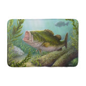 Bass-Fische Badematte (Vorderseite)