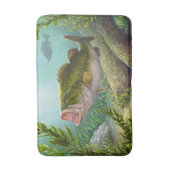 Bass-Fische Badematte (Vorderseite Vertikal)