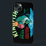 Bass-Fische, die eine Krone auf einem schwarzen Case-Mate iPhone Hülle<br><div class="desc">Dieser Vintage Kistenaufkleber eines Bass-Fisches,  der eine Krone auf einem schwarzen Hintergrund trägt,  gefällt jedem Vintagen Kunstliebhaber. Es ist eine Anzeige für Königsfisch-Erbsen. Die Farben sind sehr klar und scharf. Wählen Sie dieses artprint auf Ihrem Produkt heute.</div>