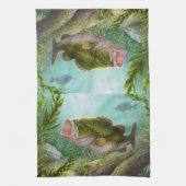 Bass-Fische Geschirrtuch (Vertikal)