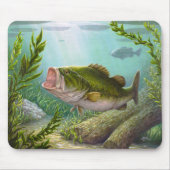 Bass-Fische Mousepad (Vorne)