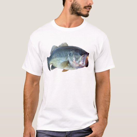 Bass-Fische T-Shirt (Vorderseite)