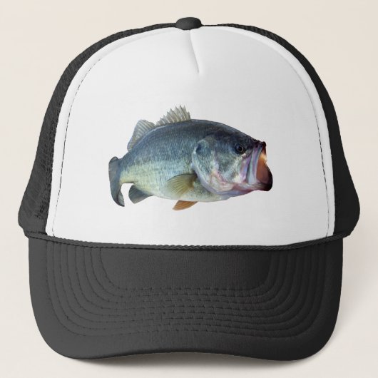 Bass-Fische Truckerkappe (Vorderseite)
