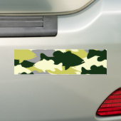 Bass-Fischen-Grün-Camouflage Autoaufkleber (Auf Auto)