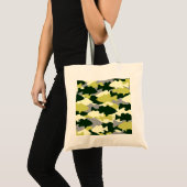 Bass-Fischen-Grün-Camouflage Tragetasche (Vorderseite (Produkt))