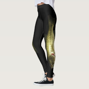 Bass Fischen Schwarze Grüne Frauen Leggings