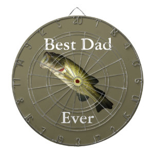Bass Fish Best Vater je Custom Dartscheibe