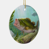 Bass Fish Keramik Ornament (Rechts)