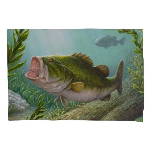 Bass Fish Kissenbezug (Vorderseite)