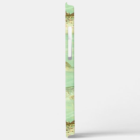 Bass Fish Muster Case-Mate iPhone Hülle (Rückseite / Links)