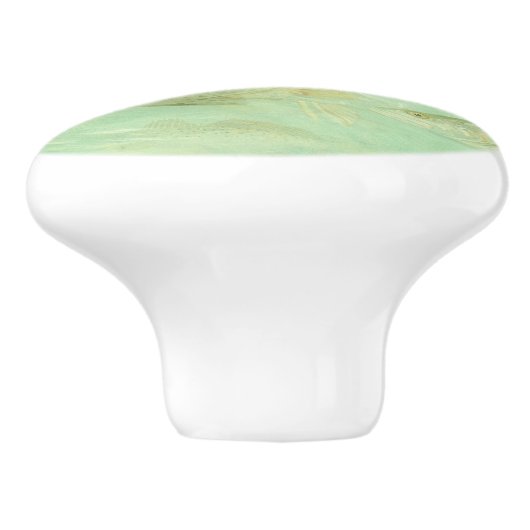 Bass Fish Muster Keramikknauf (Seitenansicht)