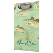 Bass Fish Muster Klemmbrett (Links)