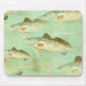 Bass Fish Muster Mousepad (Vorne)