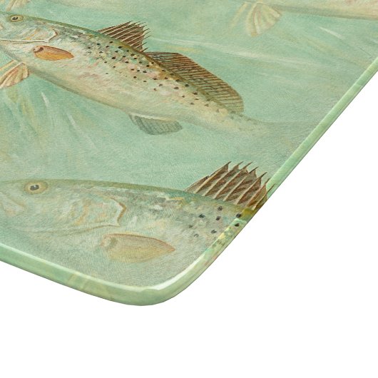 Bass Fish Muster Schneidebrett (Ecke)