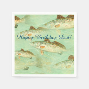 Bass Fish Muster Serviette
