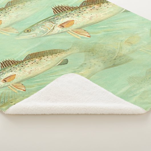 Bass Fish Muster Sherpadecke (3/4)