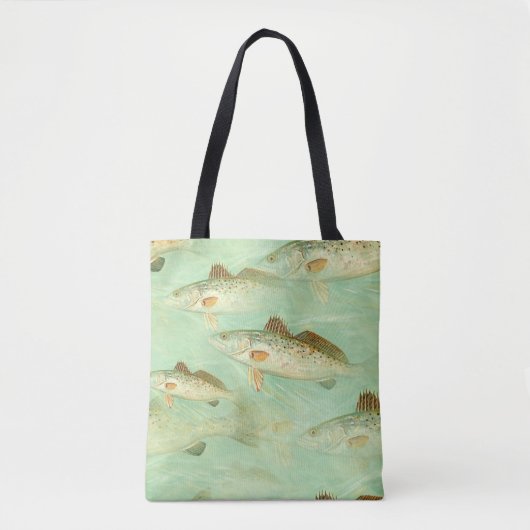 Bass Fish Muster Tasche (Vorderseite)