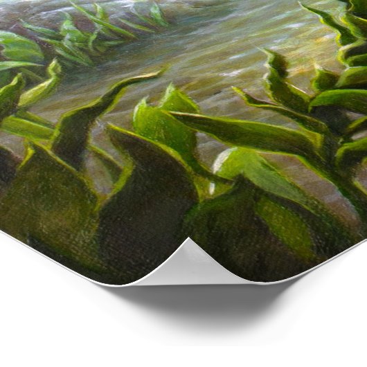 Bass Fish Poster (Ecke)