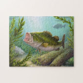 Bass Fish Puzzle (Horizontal)