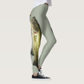 Bass Fish Safari Grüne Leggings (Rechts)