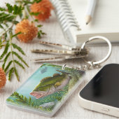 Bass Fish Schlüsselanhänger (Vorderseite rechts)