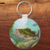 Bass Fish Schlüsselanhänger (Vorderseite)