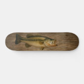 Bass fish skateboard (Horizontal)