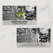 Bass Fish | Wasser Visitenkarte (Vorne/Hinten)