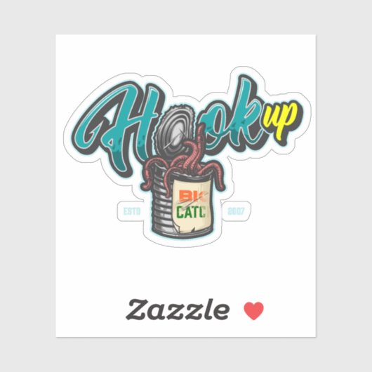 Bass Fish Worm Bait aufhaken | Die Aufkleber (Blatt)