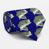 Bass Fisherman's Necktie Krawatte (Gerollt)