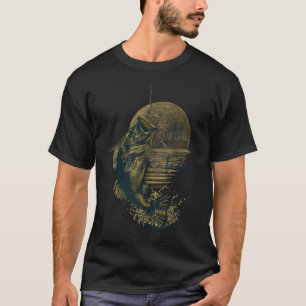 Bass Fishing Art Heute Illustration 2 T-Shirt