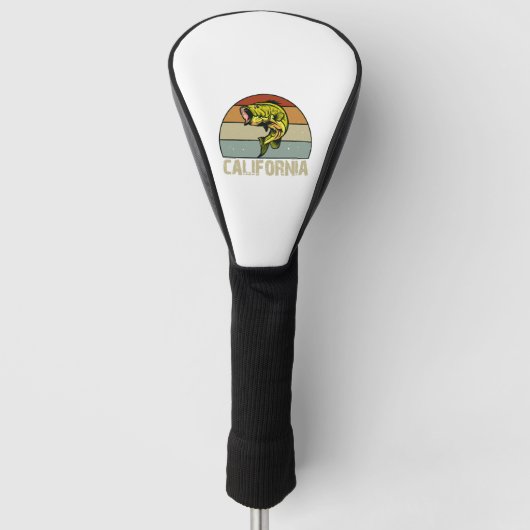Bass Fishing California Golf Headcover (Vorderseite)