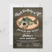 Bass Fishing Einladung (Vorderseite)