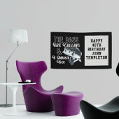 Bass Fishing Happy Birthday Banner Add AGE