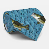 Bass Fishing Krawatte (Gerollt)