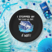 Bass Fishing Party Birthday Retirement Fish Fry Pappteller (Party)