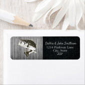 Bass Fishing Rücksendeadresse Black Sports Hobby (Insitu)