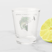 Bass Fishing Schnapsglas (Rückseite)