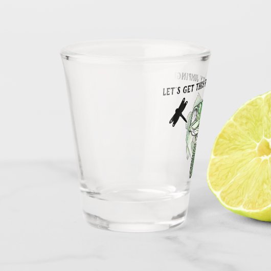 Bass Fishing Schnapsglas (Links)