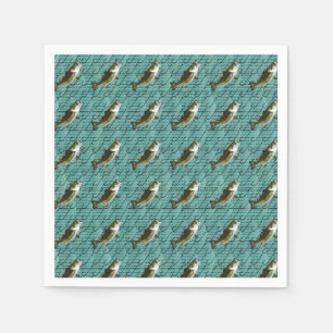 Bass Fishing Serviette
