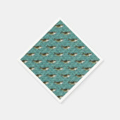 Bass Fishing Serviette (Ecke)