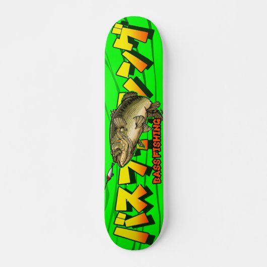 BASS FISHING SKATEBOARD (Vorne)