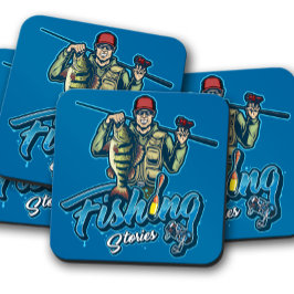 Bass Fishing Stories Untersetzer | UNTERSETZER SET