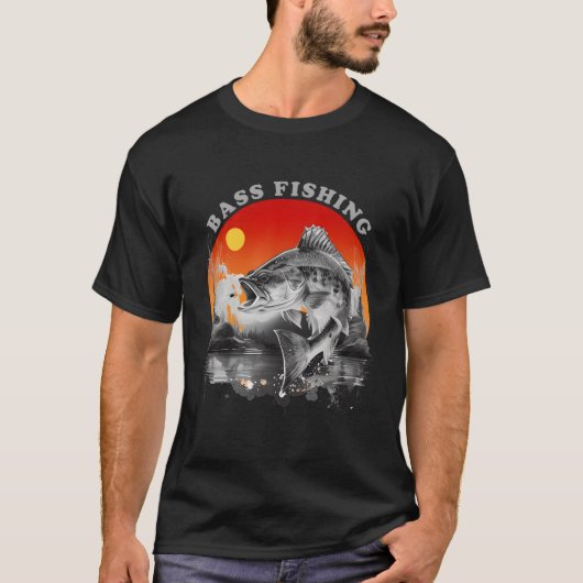 Bass Fishing T-Shirt (Vorderseite)