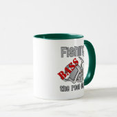 Bass Fishing the Reel Deal Tasse (VorderseiteRechts)