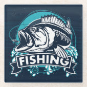Bass Fishing-Untersetzer | UNTERSETZER SET (Vorderseite)