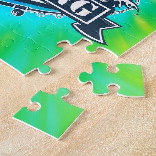 Bass Fishing Vector TyDy Puzzle (Seite)