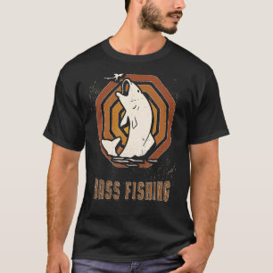 Bass Fishing Vintag Retro Classic Sport Liebe T-Shirt