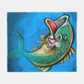 Bass Fleece Blanket (Vorderseite (Horizontal))